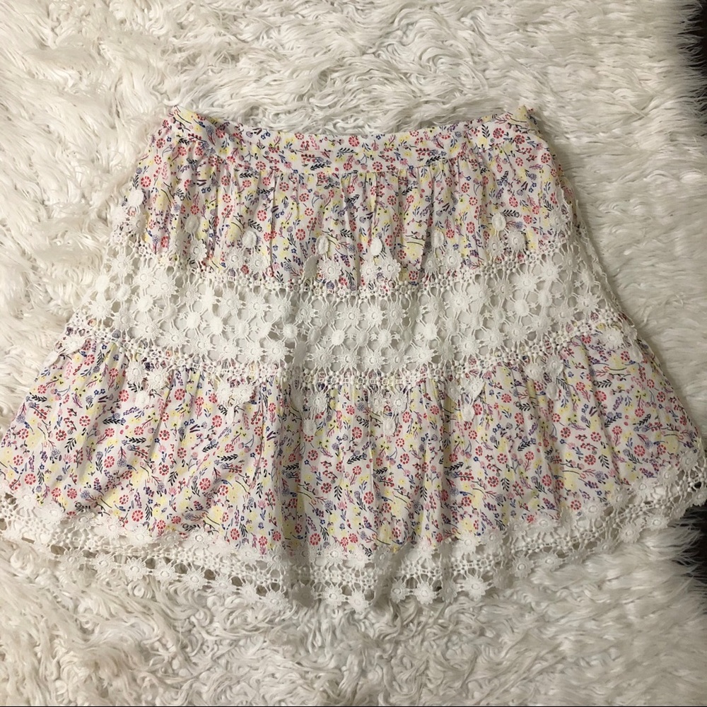 NWT Anthro Ranna Gill Margo Lace Skirt - Picture 2 of 3